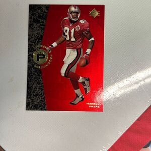 Football Trading Card - Red Upperdeck Spx 1995 Terrell Owen’s mint 5 % pop